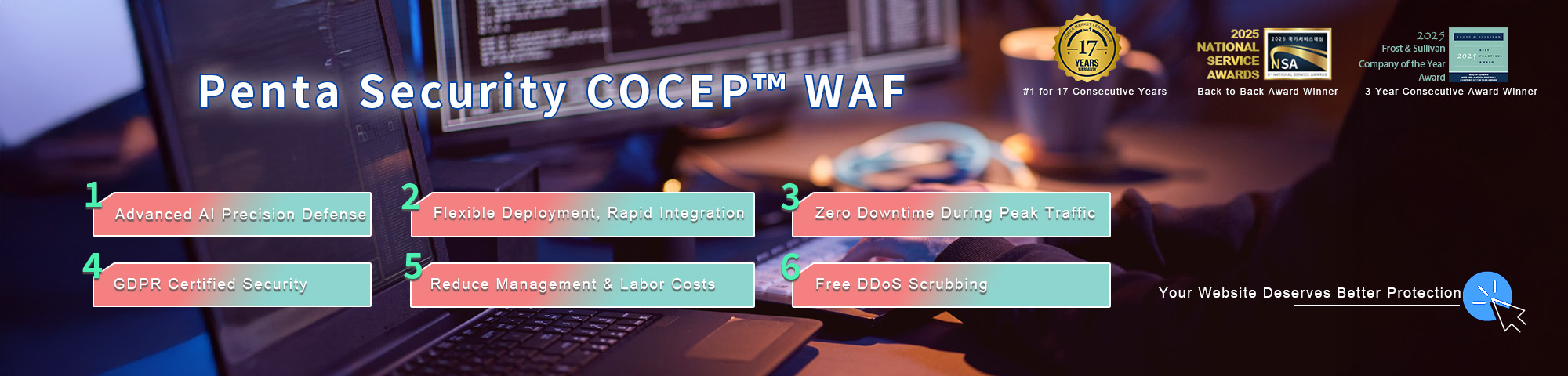 Penta Security COCEP&trade; WAF